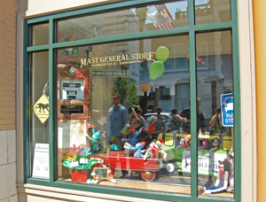 Mast General Store window